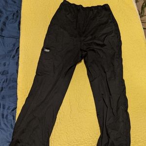 Black maternity scrub pants